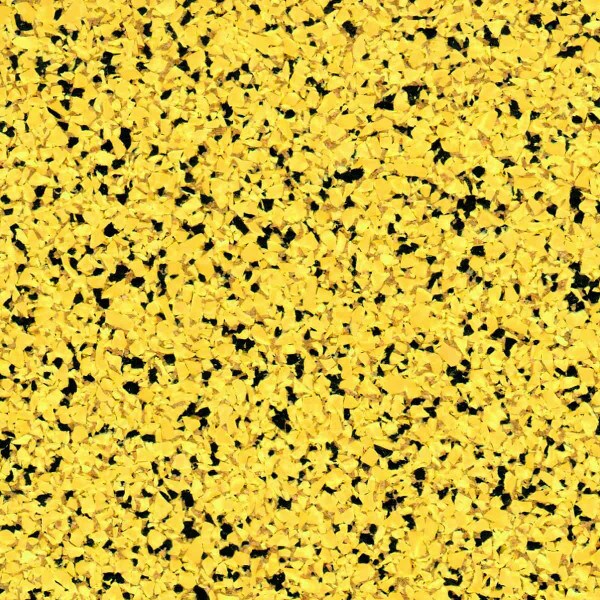 Rubber Cork Floor in Yellow